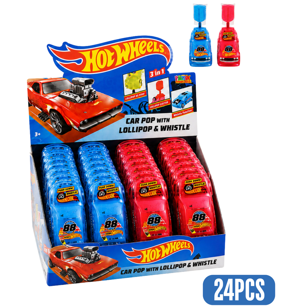 Hot Whls Race Lollipop 10 g 24 pcs