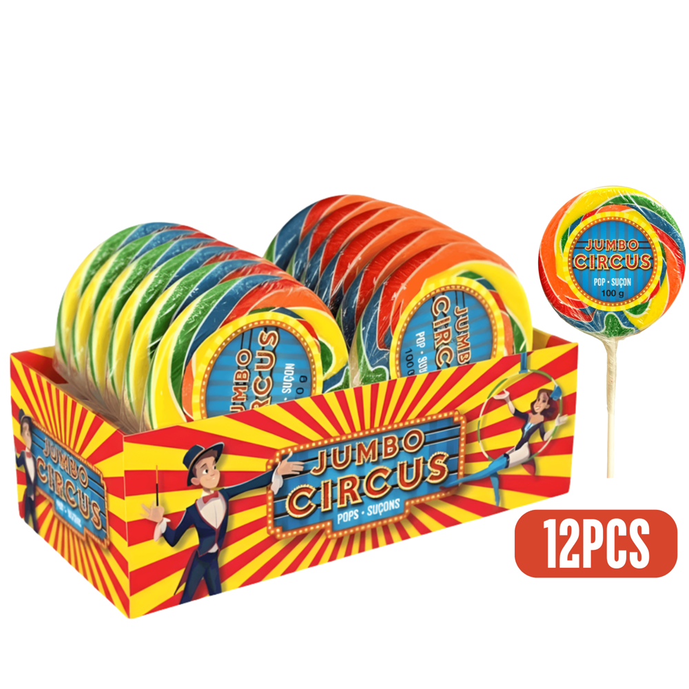 Jumbo Circus Pops 12 pcs