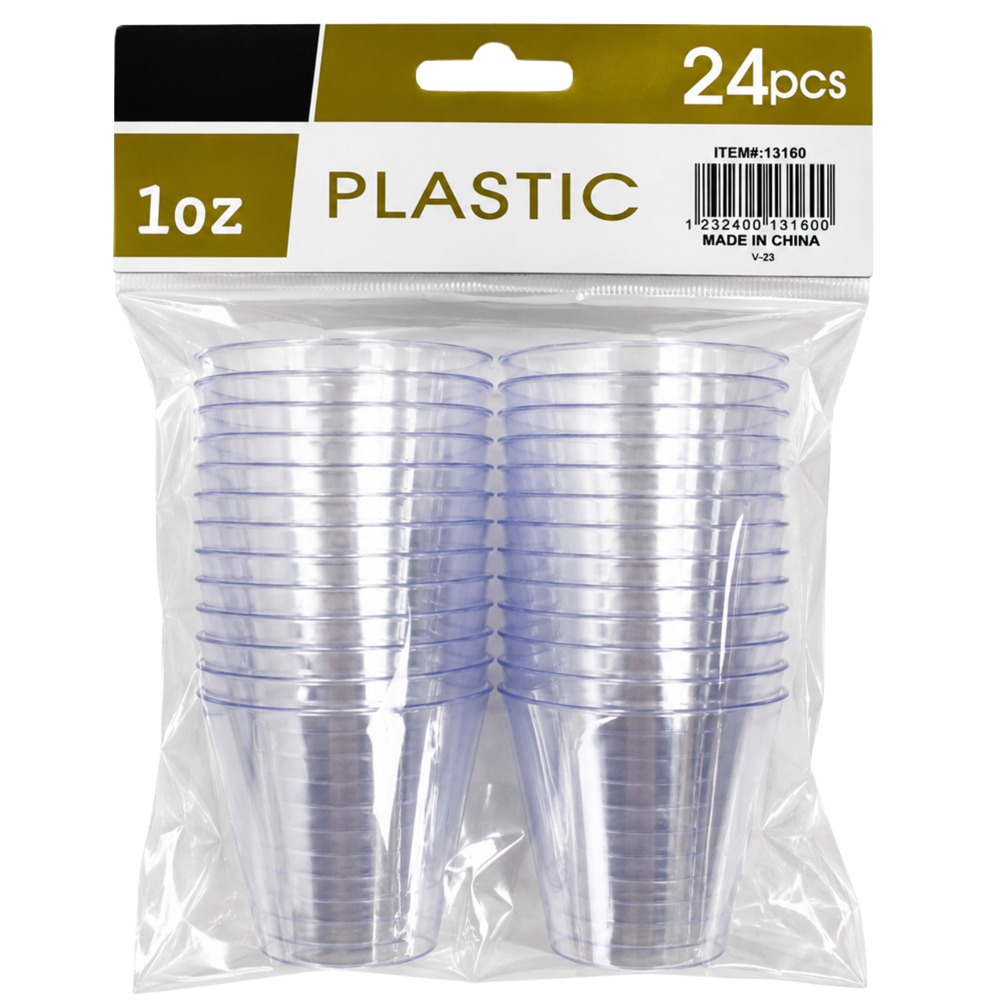 Plastic Cup 1 oz 24pk