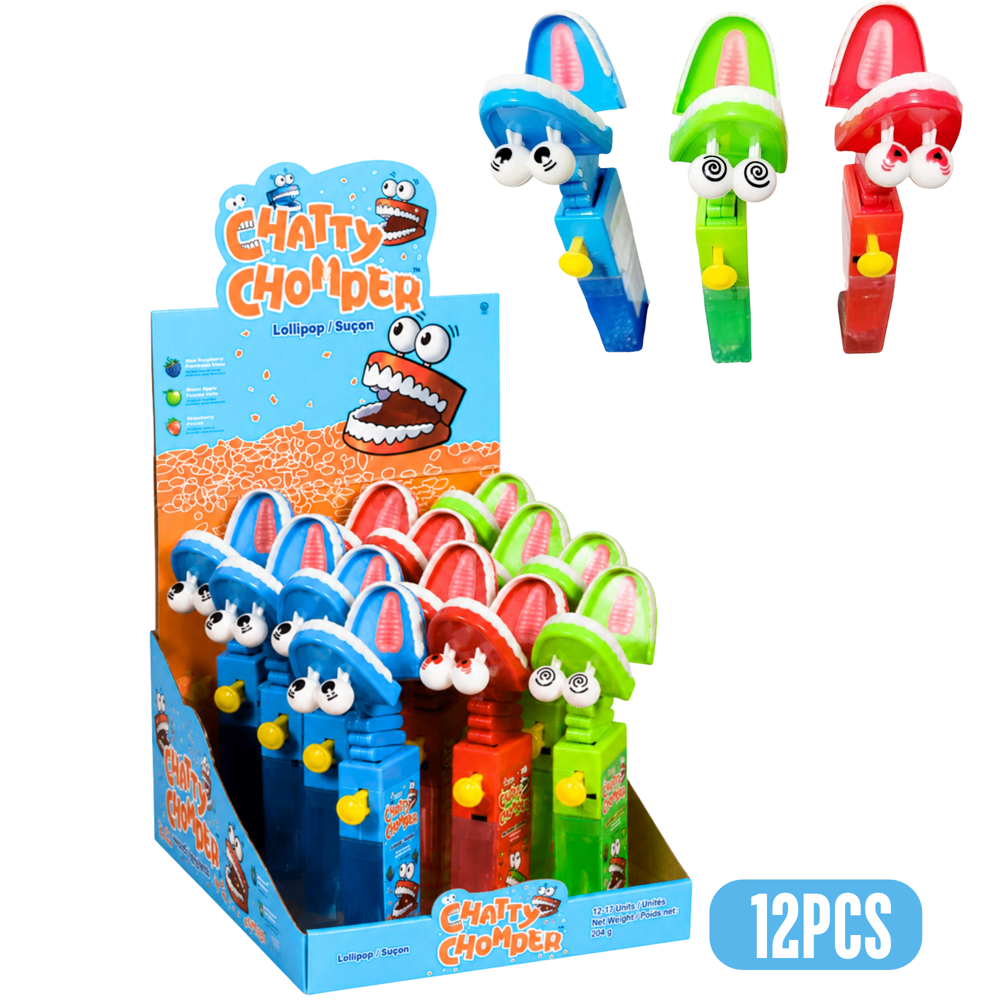 Chatty Chomper with Lollipop 12 pcs