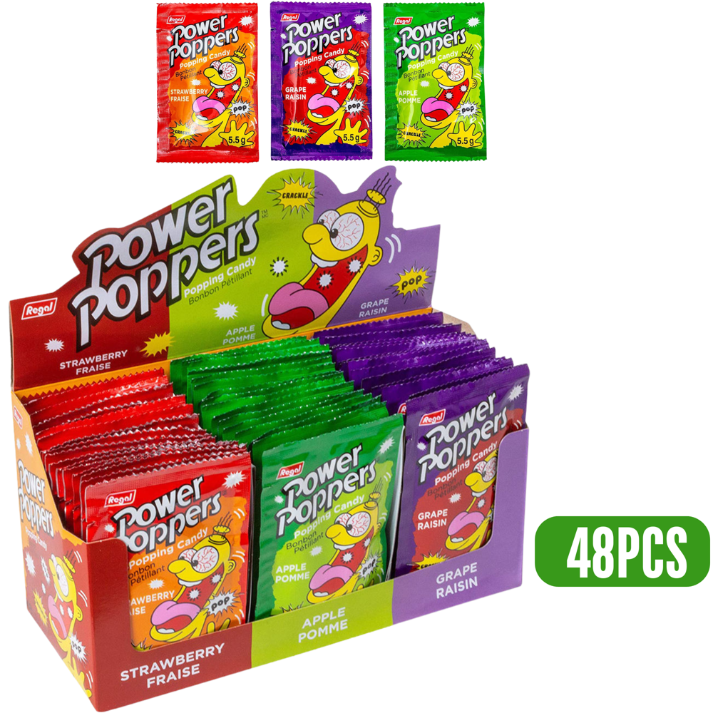 Power Poppers Assorted 48 pcs