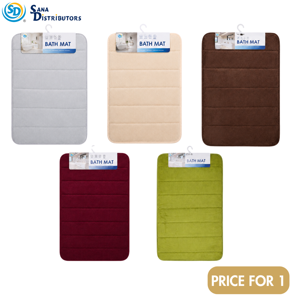 SD Bath Mat [31" X 19"] - Assorted Colours