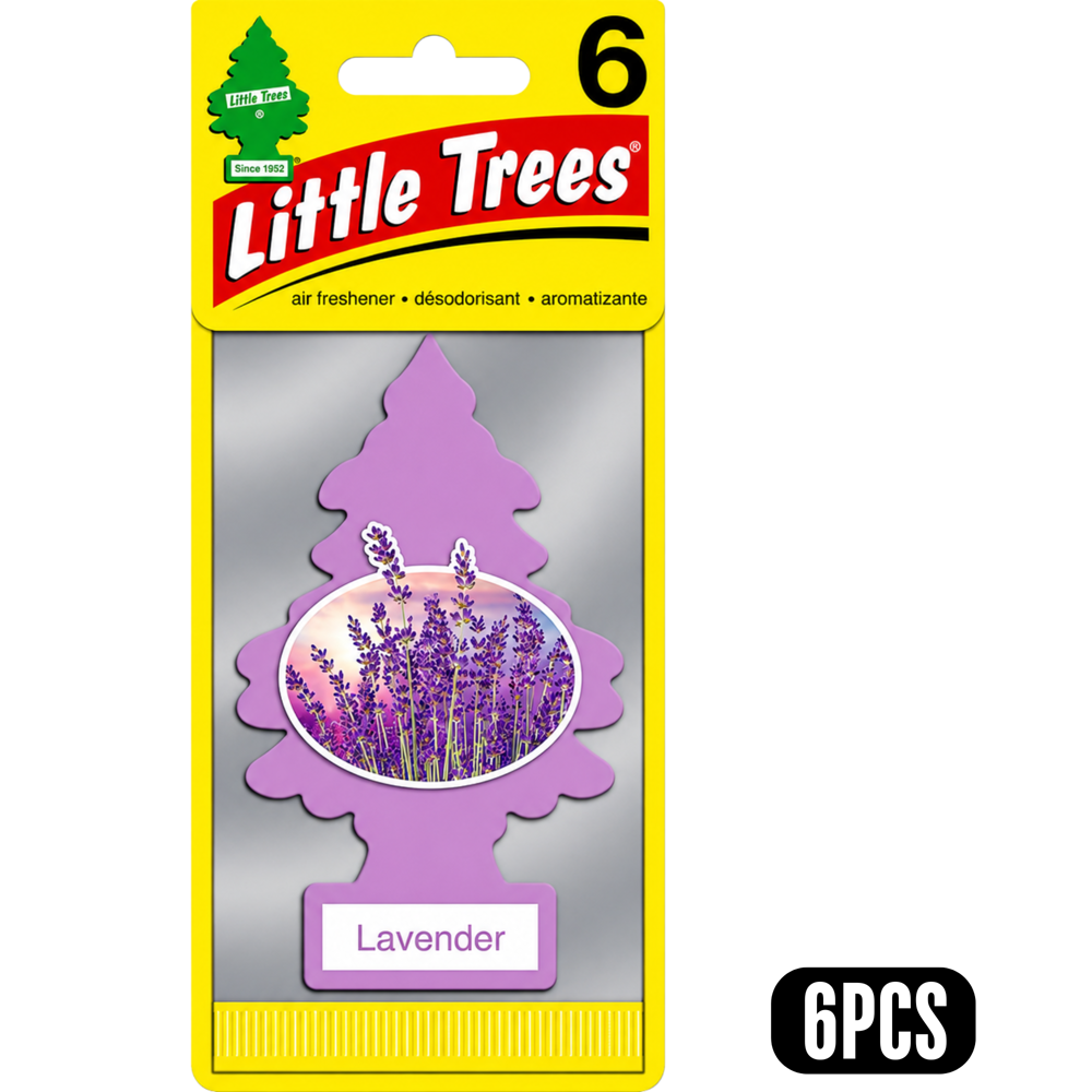 Little Trees Car Freshener Lavender 6 pcs