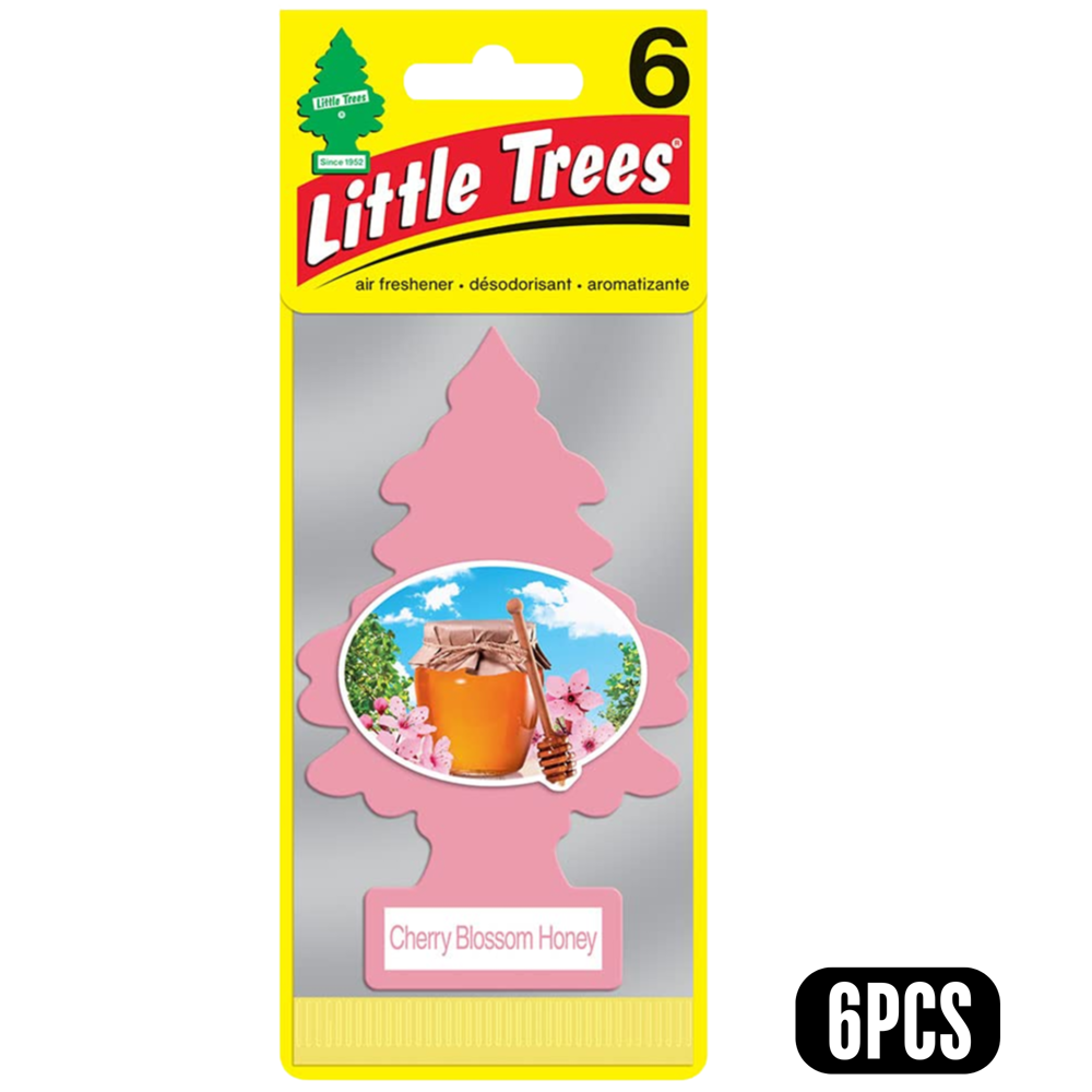 Little Trees Car Freshener Cherry Blossom Honey 6 pcs