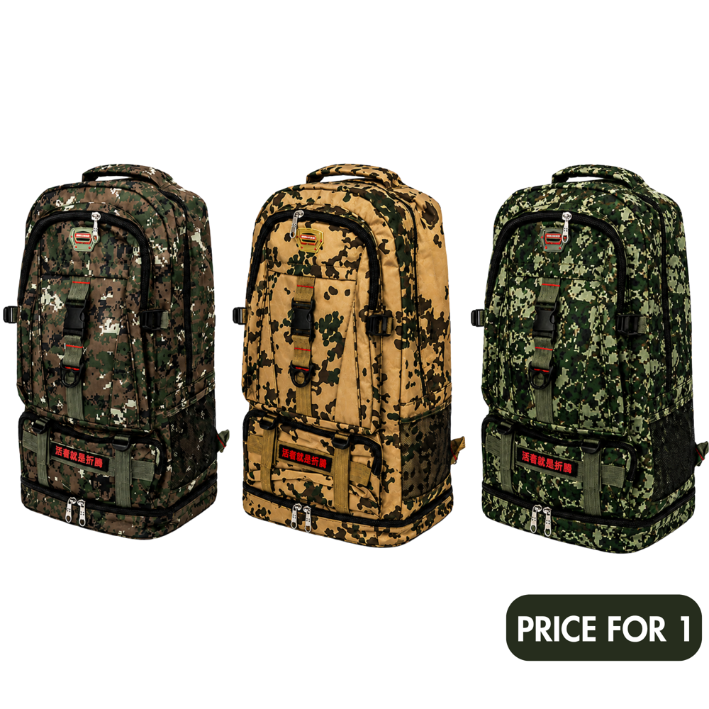 Military Hiking Backpack 24"x14" Assorted Colours