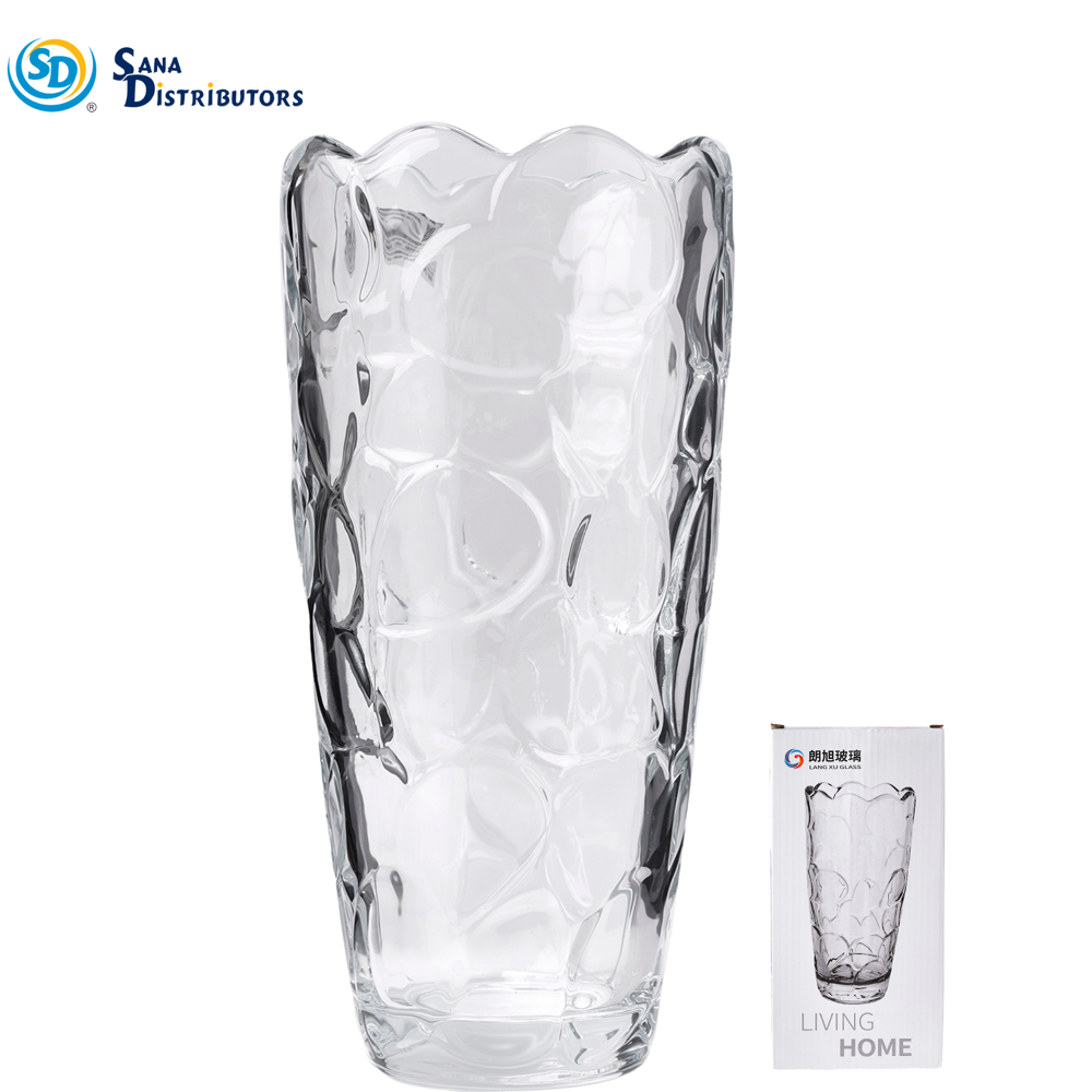Glass Vase 10" X 3"