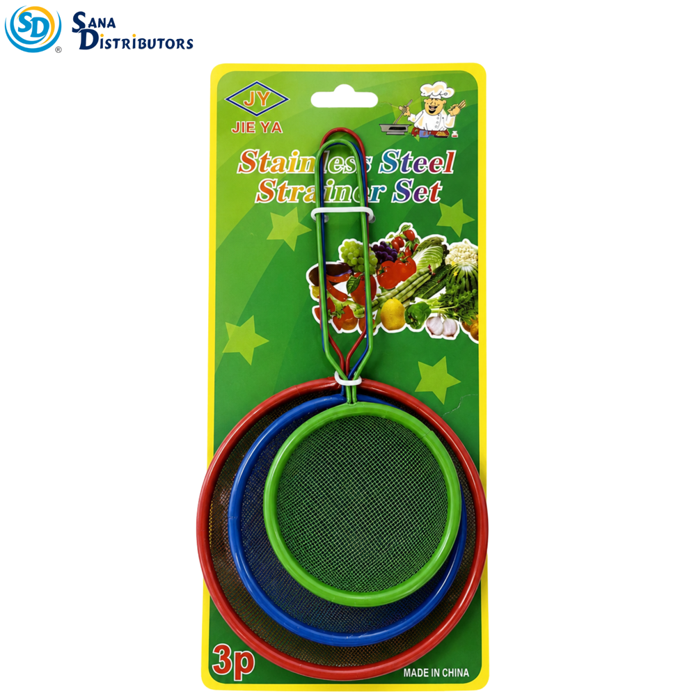 Stainless Steel Strainer Set 3 pcs