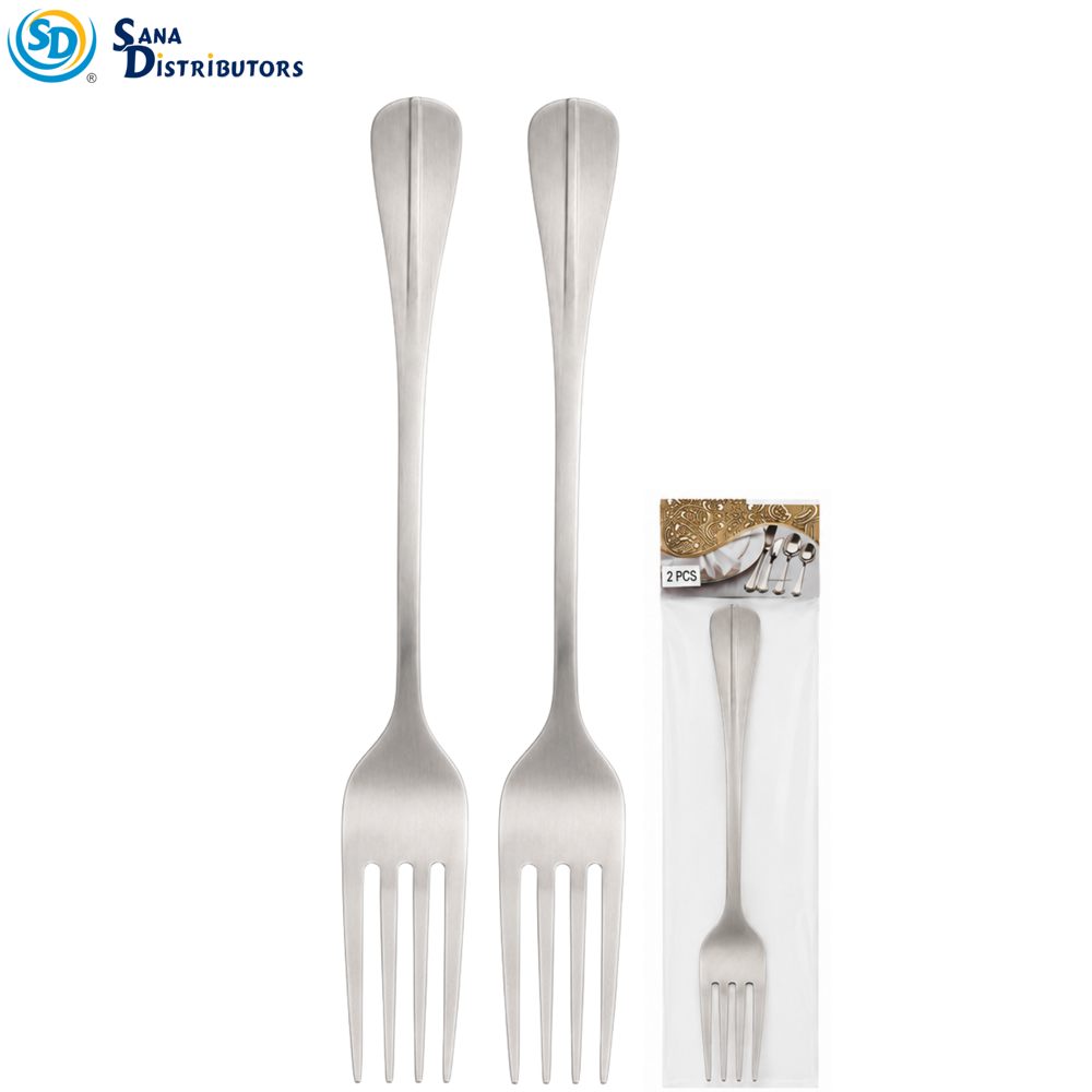 Stainless Steel Fork 2 pcs 8''