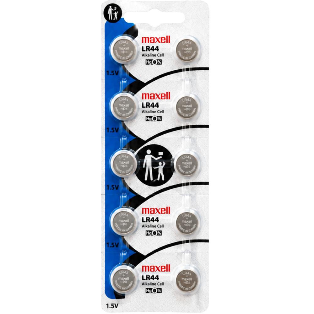 Maxell Battery LR44 10 pcs