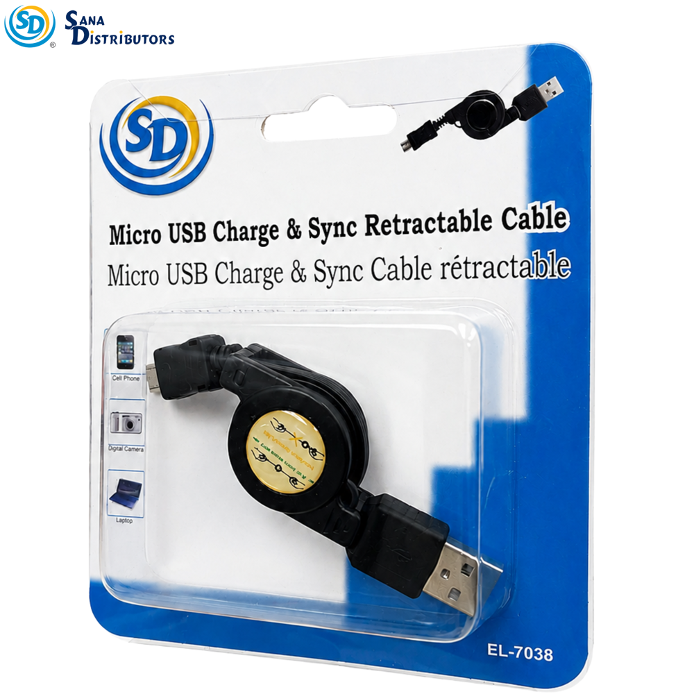 SD Micro USB Charger & Sync Ret. Samsung