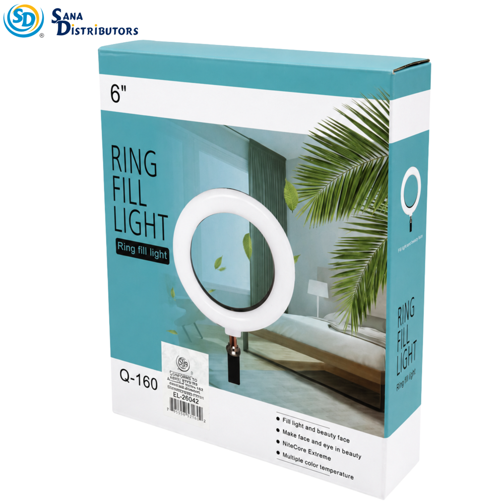 6'' Ring Fill Light with Tripod Stand