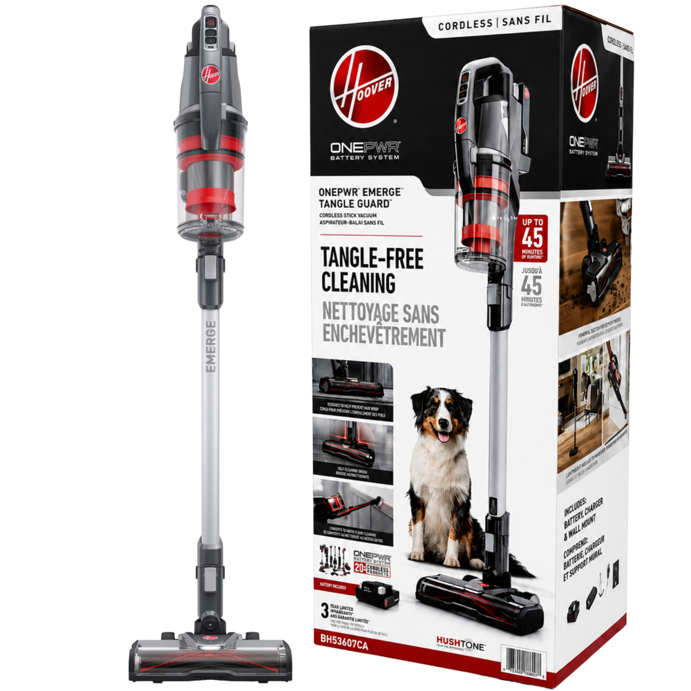 Hoover Onepwr Tangle Guard Cordless Stick Vacuum (Refurbished)