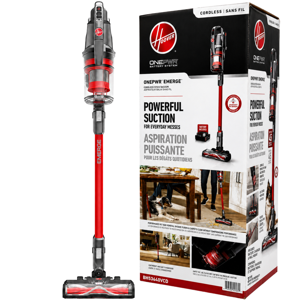 Hoover Onepwr Emerge Cordless Stick Vacuum (Refurbished)