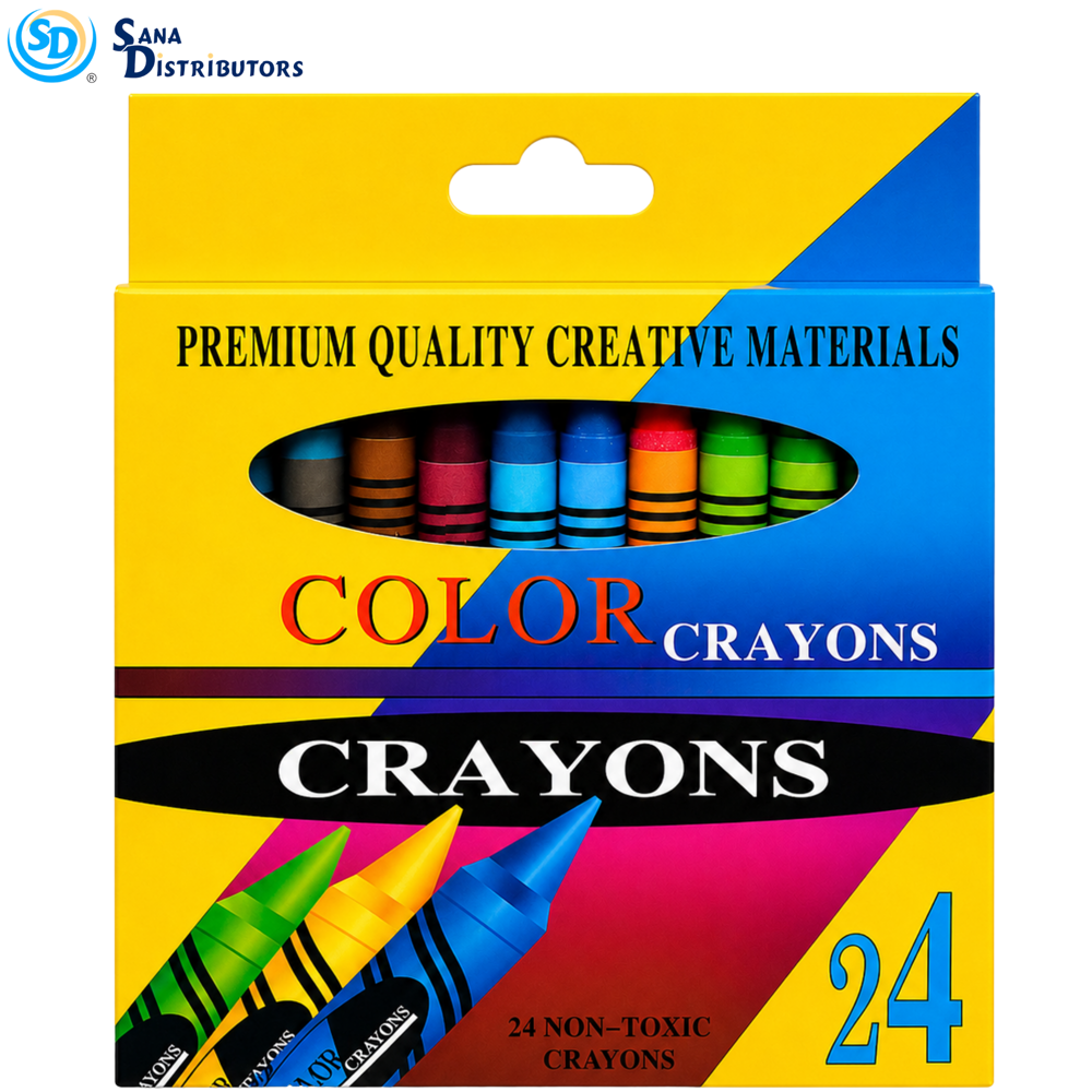SD Crayons 24 pcs