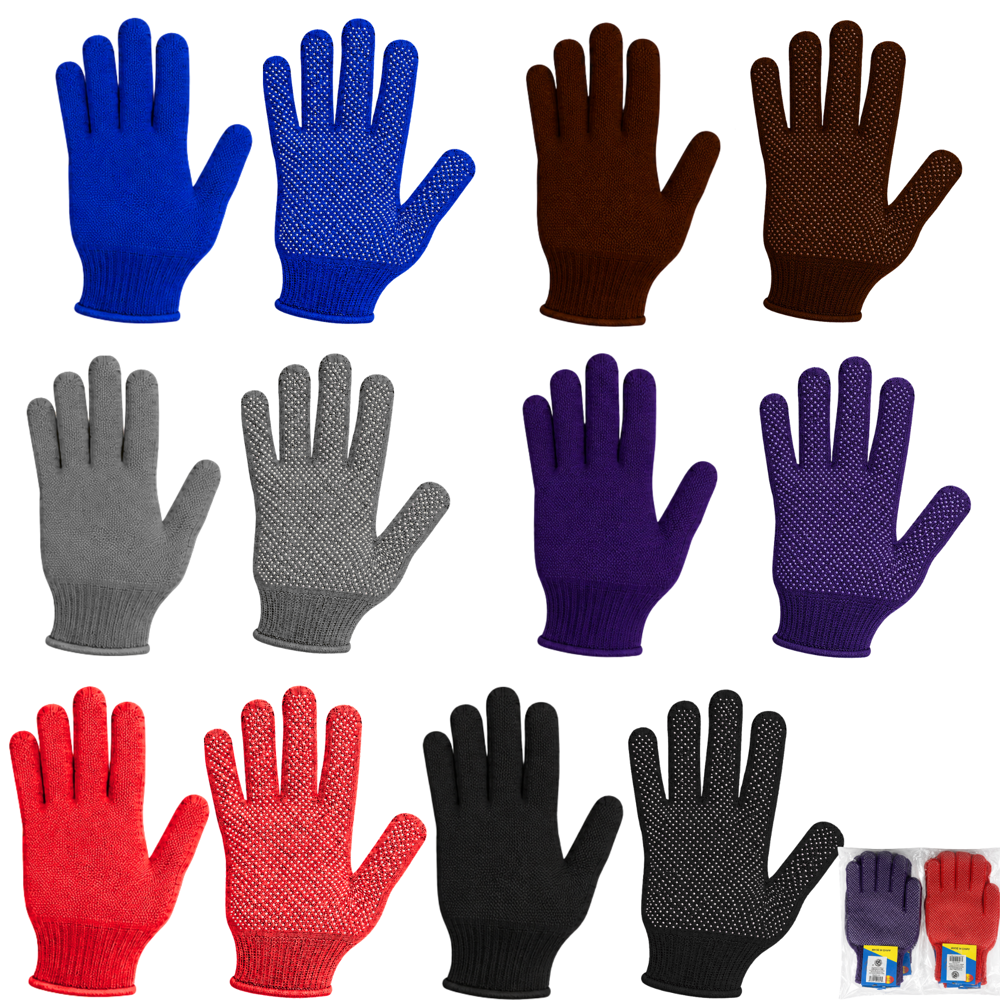 Working Gloves Dotted Each Assorted Colours