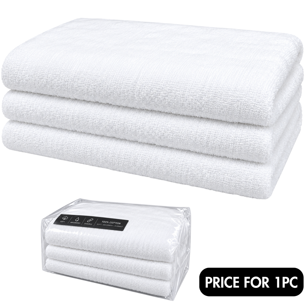 Bath Towel - White 27"x52"
