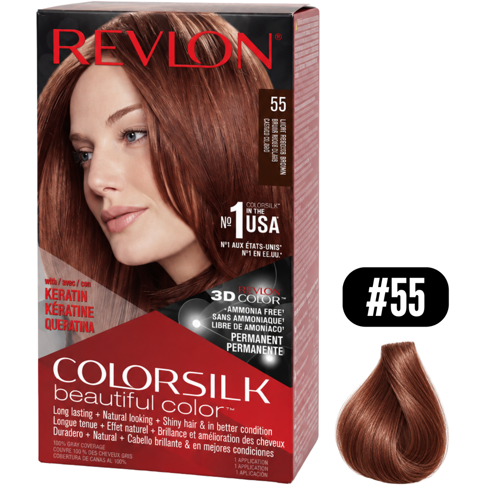 Revlon Colorsilk Light Reddish Brown
