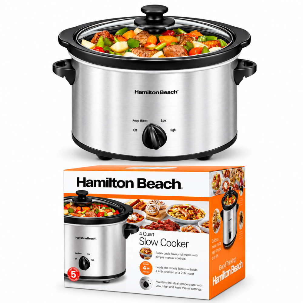 Hamilton Beach 4 Quart Slow Cooker
