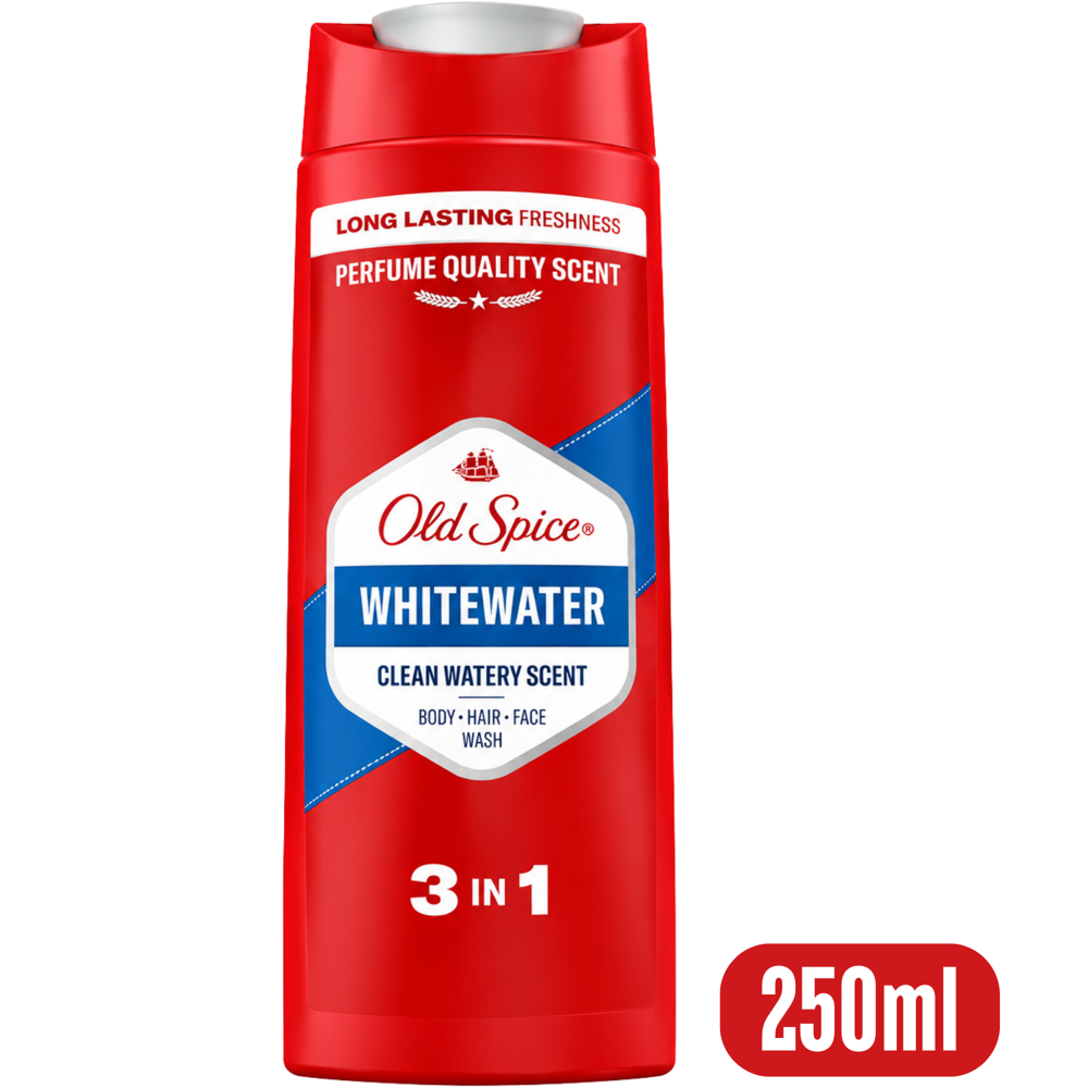 Old Spice Shampoo 3-IN-1 Whitewater – 250 mL