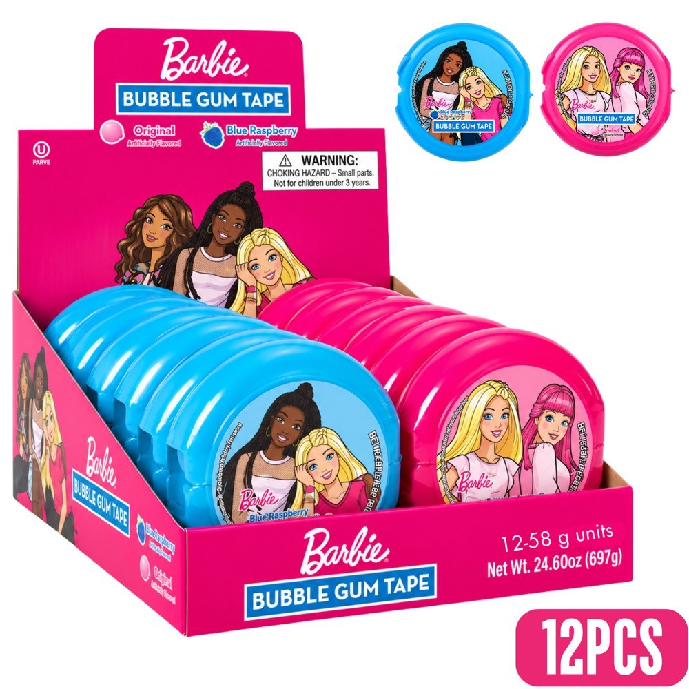 Barbie Bubble Gum Tape 58 g 12 pcs
