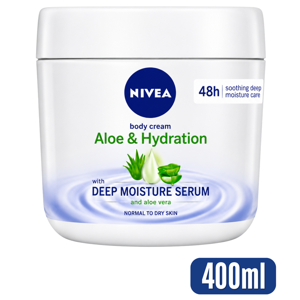 Nivea Bodycream Aloe & Hydration 400 mL