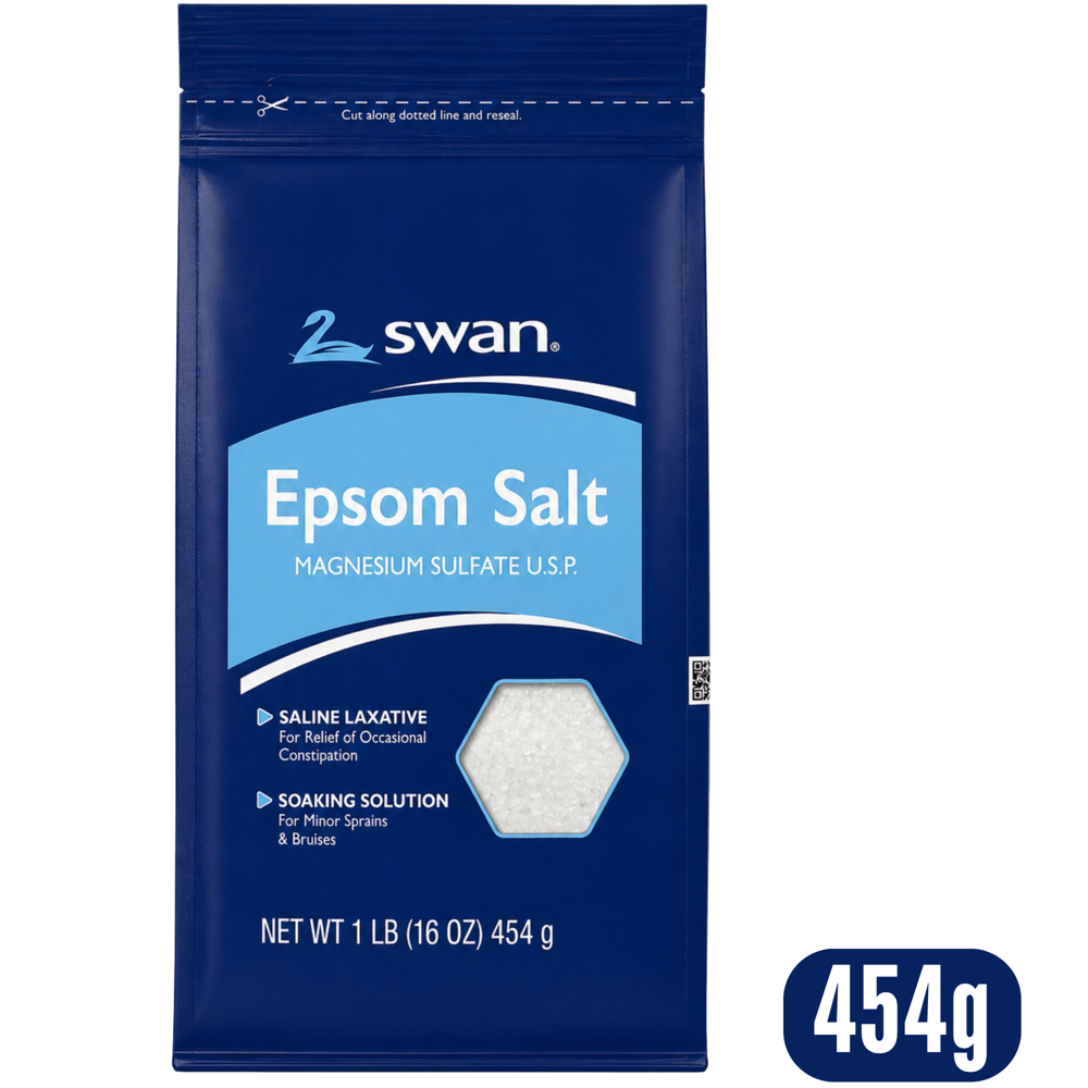 Swan Epsom Salt 1LB/16 Oz 454 g