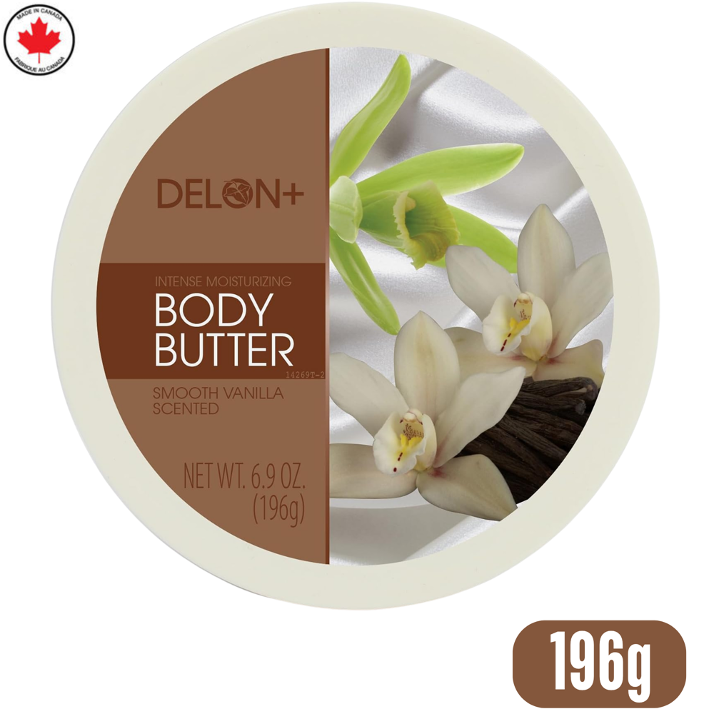 Delon Moisturizing Body Butter - Smooth Vanilla 196 g