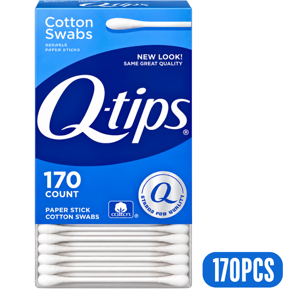 Q-tips 170 Cotton Swabs