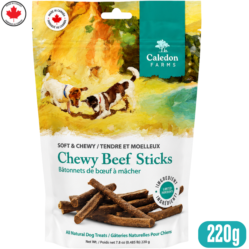 Caledon Farms Soft & Chewy Beef Sticks 220 g