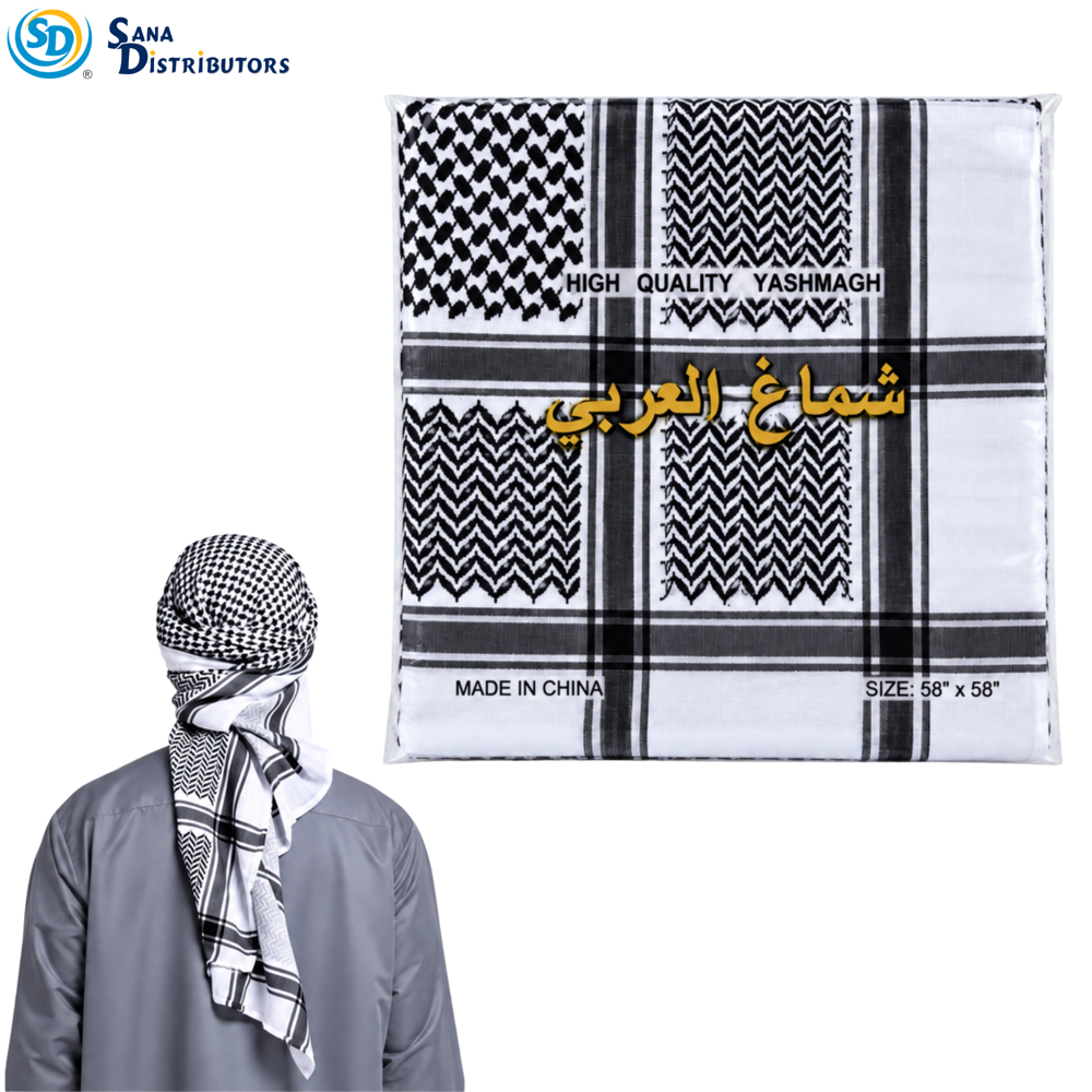 Scarf (black) 58"x58"