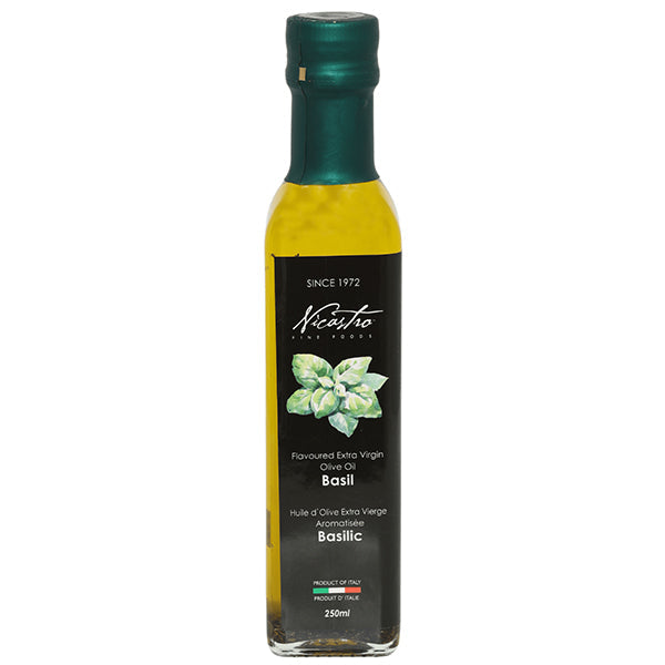 Nicastro Basil Extra Virgin Olive Oil 250 mL