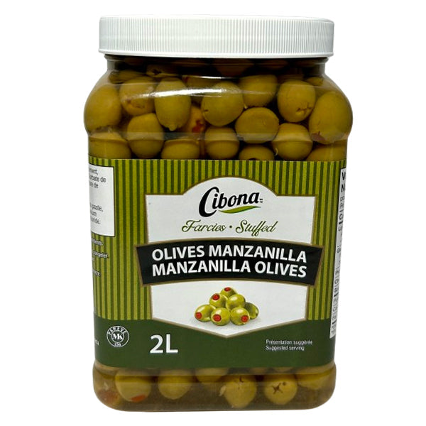 Cibona Stuffed Manzanilla Olives 2 L