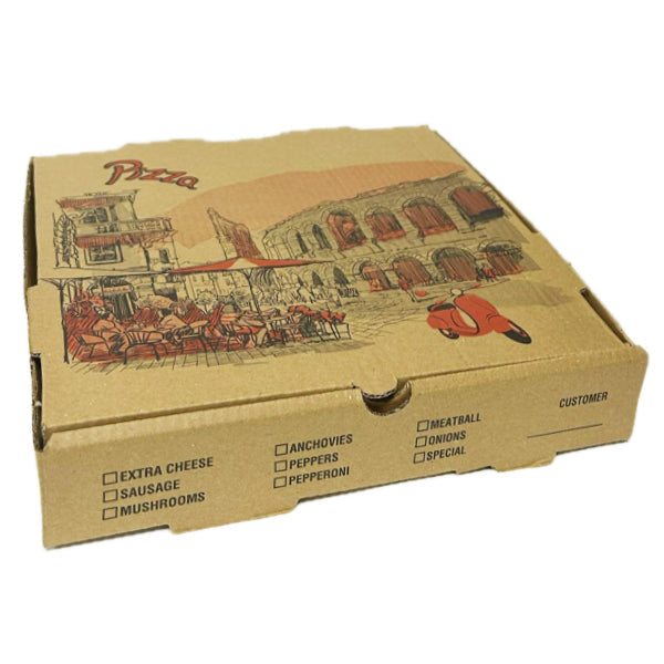 Paper Evo Printed 14IN Pizza Box 50 ct