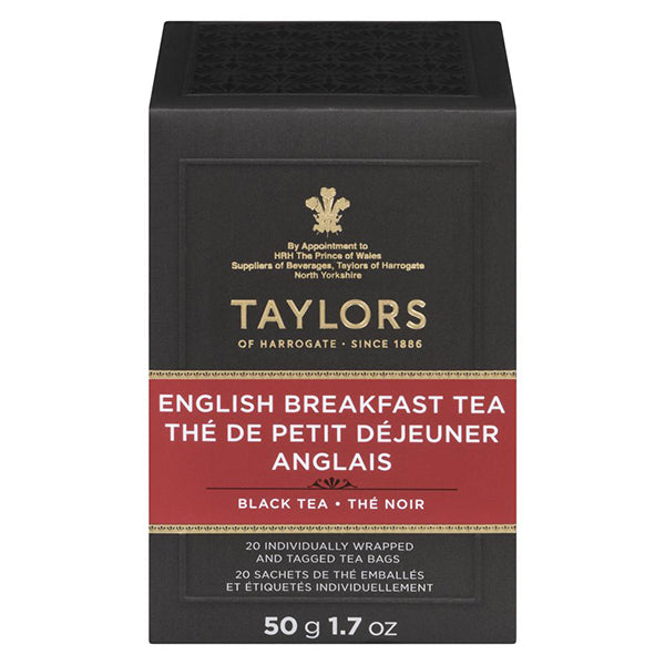 Taylors of Harrogate English Breakfast Tea 50 g 20-Pack