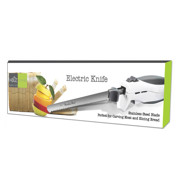 HAUZ Electric White Knife Stainless Steel Blade
