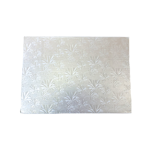 Enjay 9 ¾"x 13 ¼" Silver Cake Board 24 ct