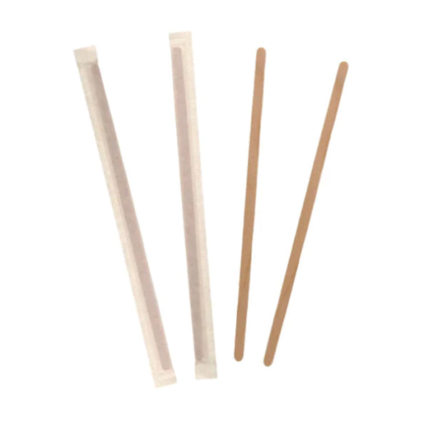 Hy Stix Coffee Stirrer 7" Paper Wrapped 500 ct