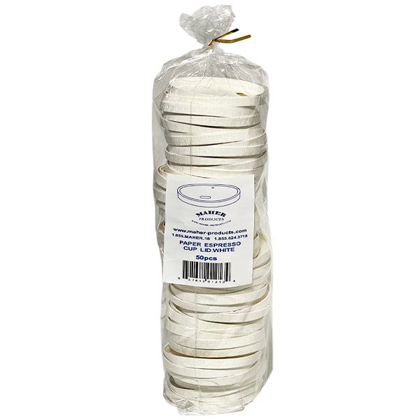 Maher Products 4 oz Paper Lid White 50 ct