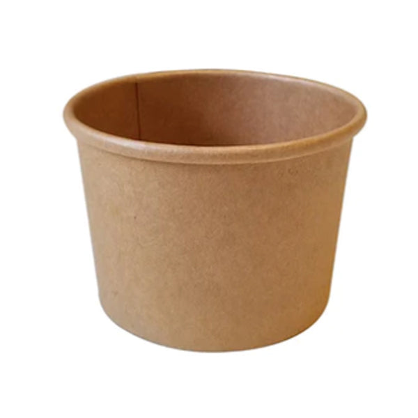 E2E Kraft Soup Container 8 oz 50 ct