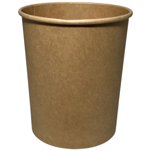 E2E Kraft Soup Container 32 oz 25 ct