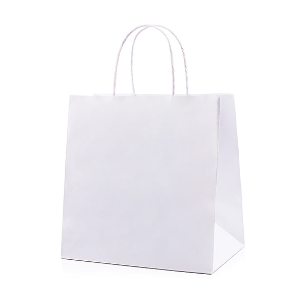 Maher 5x13 White Rope Handle Paper Bag 250-Pack