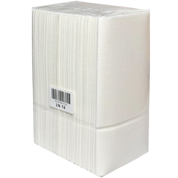 Maher Airlaid Napkin W/pocket White Linen 1 Ply 50-Pack