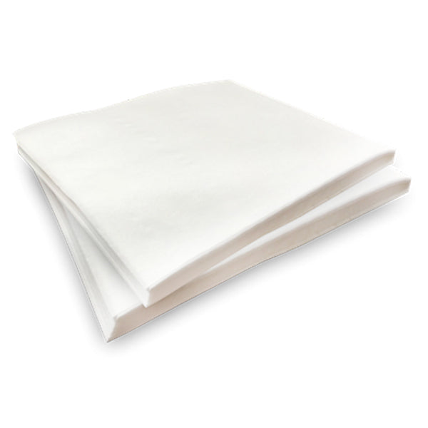 Maher 16"x16" Airlaid Napkin Flat Pack White Line 200-Pack