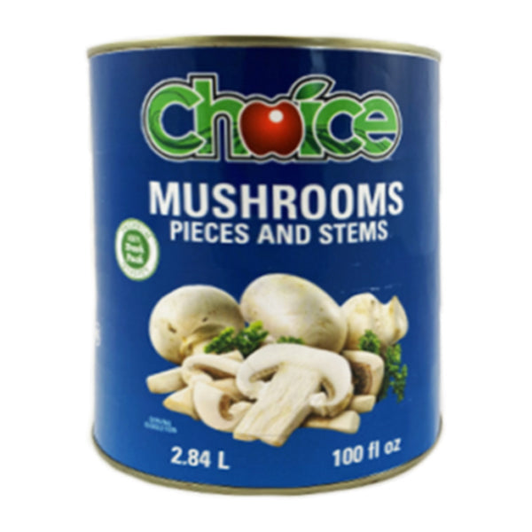 Choice Brands Mushrooms Pieces Stems 100 oz