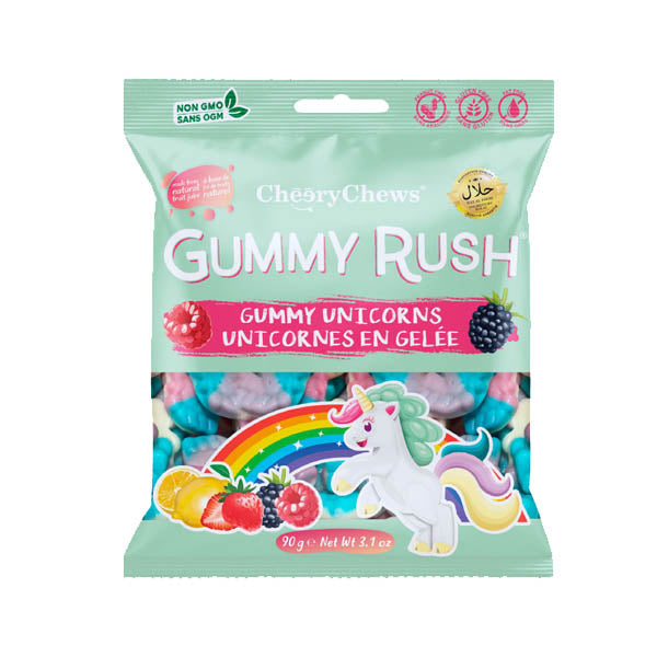 Cheery Chews Gummy Unicorns Mixed Flavors 90 g