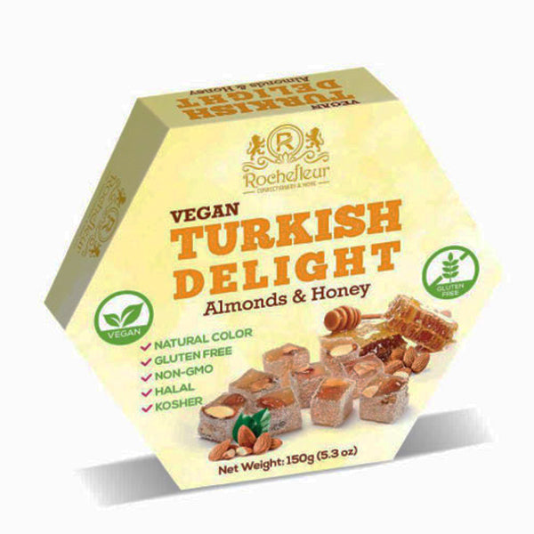 Rochefleur Vegan Turkish Delights Almond & Honey 150 g