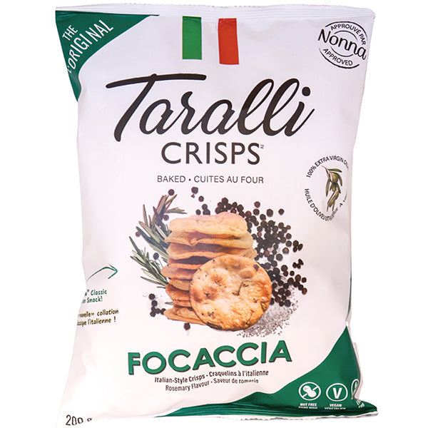 Taralli Crisps Focaccia 200 g