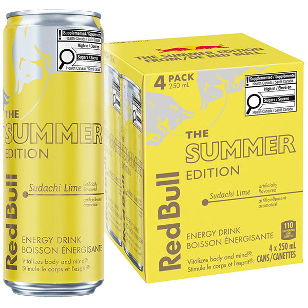 Red Bull Sudachi Lime 4x250 mL