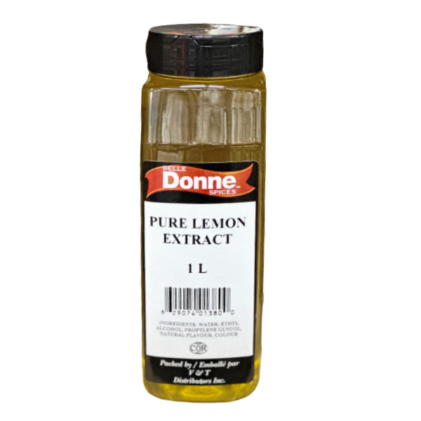 Belle Donne Pure Lemon Extract 1 L