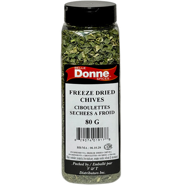 Belle Donne Freeze Dried Chives 80 g